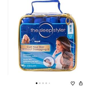 2 for 1 Deal!! Sleep Styler Tan Hair Rollers - Large and Small Set